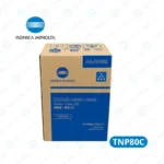 Toner Konica Minolta TNP80C (AAJW492) Negro - Konica Minolta bizhub C3320i /bizhub C3321i Rendimiento 9,000 páginas.