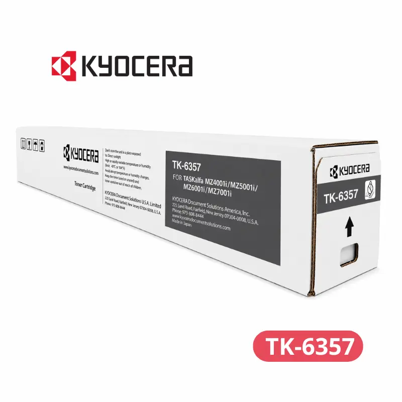 Toner Kyocera TK-6357 TASKalfa MZ4001i, MZ5001i, MZ6001i, MZ7001i. Rendimiento 40,000 páginas.