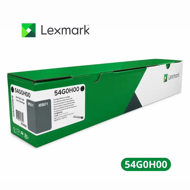 Toner Lexmark 54G0H00, Black - Lexmark MS911: Lexmark MS910de, Lexmark MS911de, Lexmark MS911dte, 32,500 Paginas.