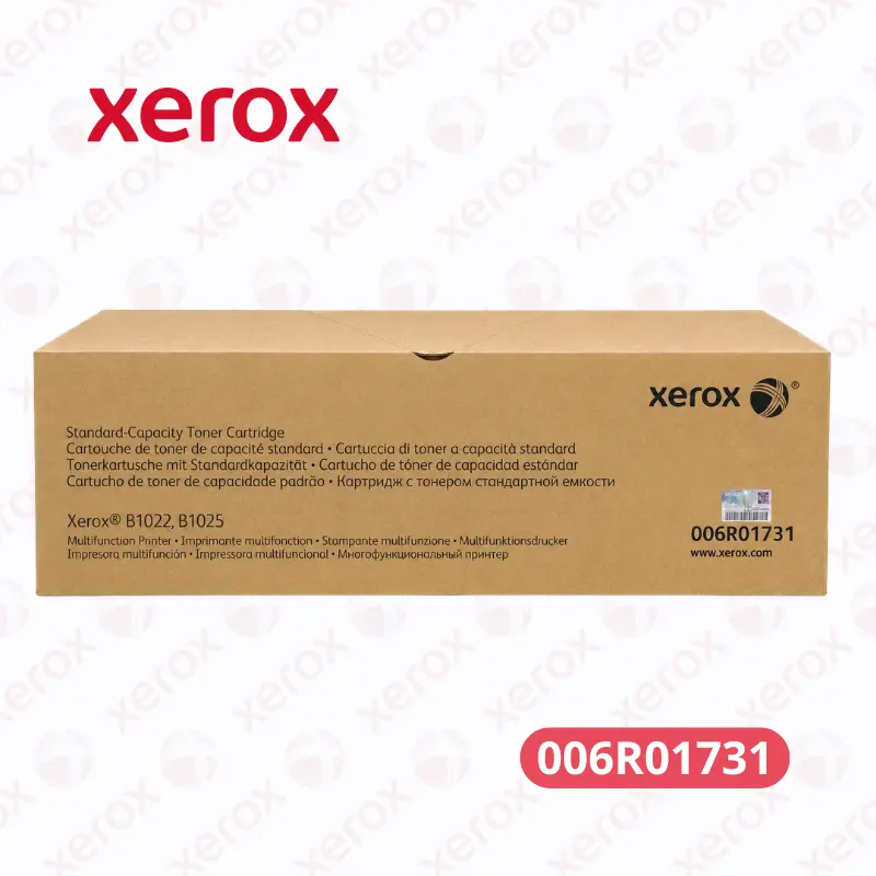 Cartucho de Toner Xerox 006R01731 - Para Xerox WorkCentre B1022 / B1025 Rendimiento 13,700 páginas.