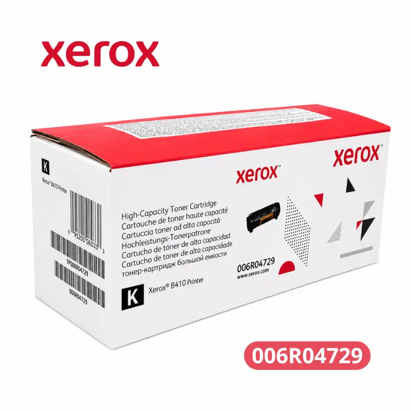 TONER XEROX 006R04729 LUMINUM PERÚ Cartucho de Toner Xerox 006R04729 - Para Impresoras B310, B305, B315 Rendimiento 20,000 páginas.
