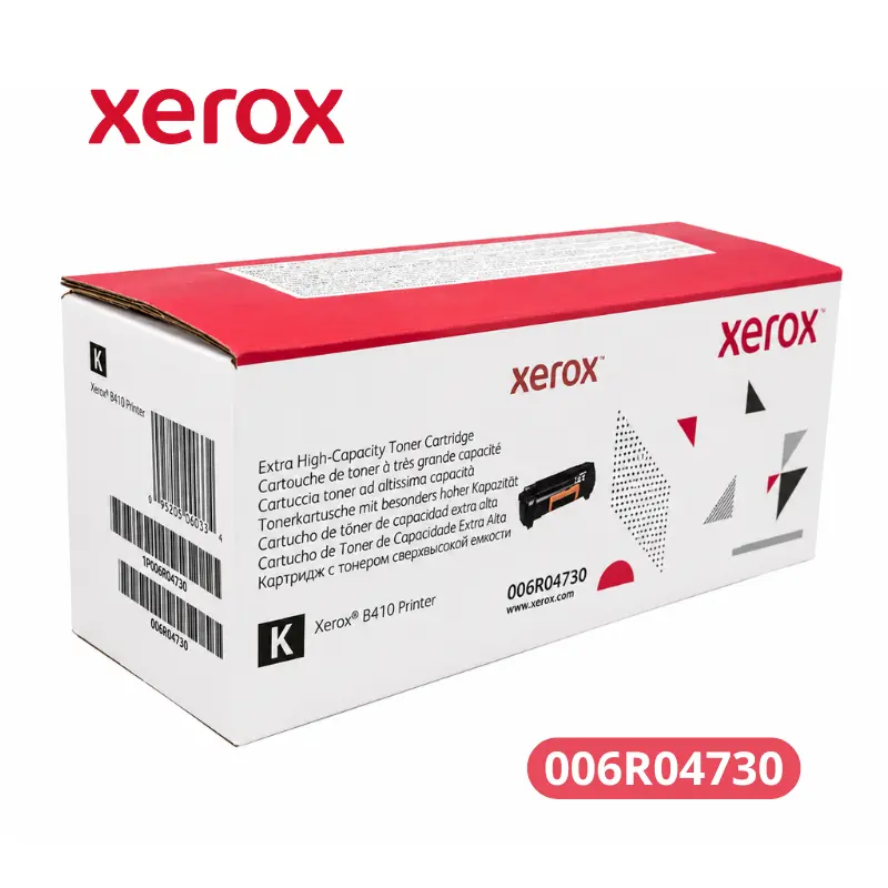 Cartucho de Toner Xerox 006R04730 - Para Impresoras B310, B305, B315 Rendimiento 25,000 páginas.