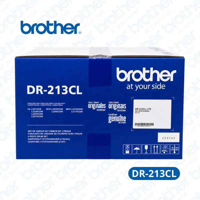 Tambor (Drum) Brother DR-213CL Para Brother HL-L3290CDW, DCP-L3551CDW, MFC-L3770CDW. 18,000 paginas.