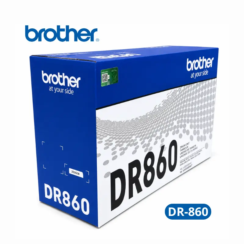 Tambor (Drum) Brother DR860 Para Brother MFC-L2880DW, DCP-L2660DW , HL-L2405W, HL-L2400D . 15,000 paginas.