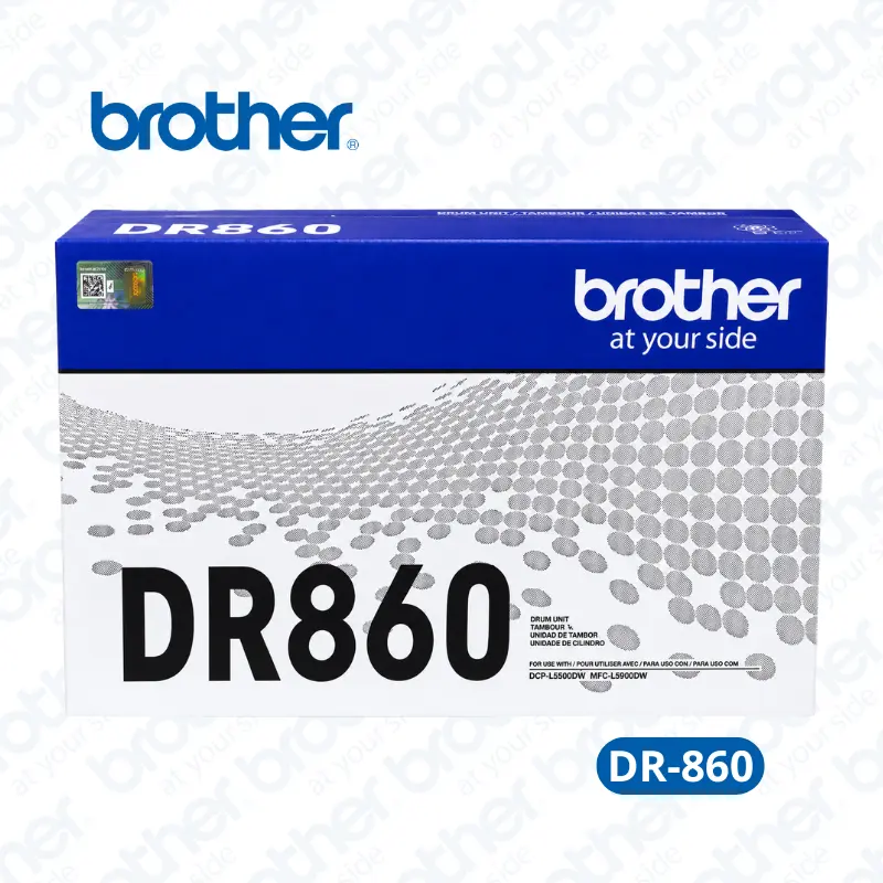 Tambor (Drum) Brother DR860 Para Brother MFC-L2880DW, DCP-L2660DW , HL-L2405W, HL-L2400D . 15,000 paginas.