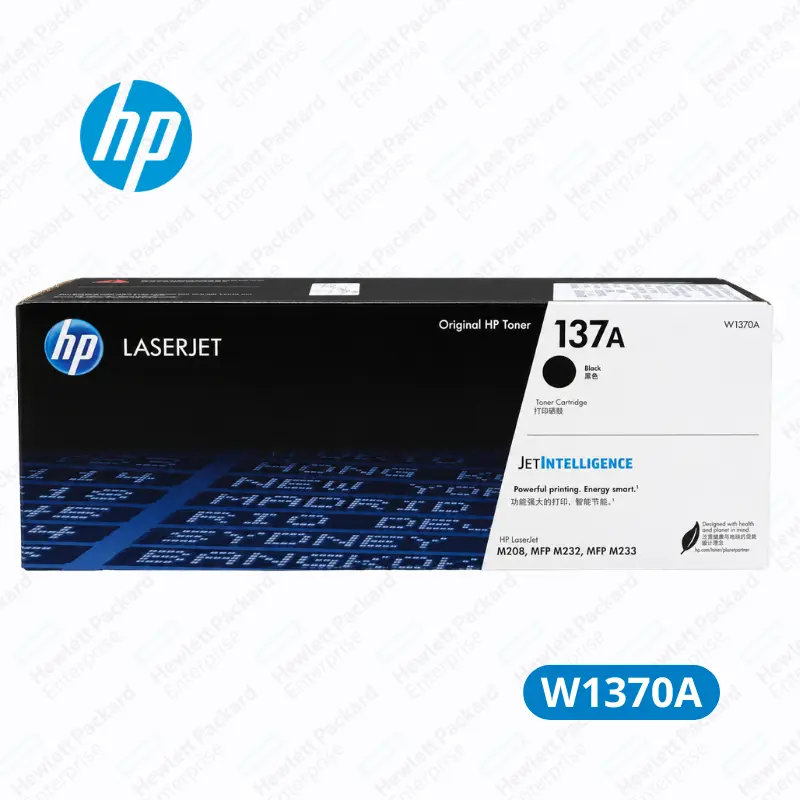 Cartucho de Tóner HP 137A (W1370A) Negro HP LaserJet M233dw, M209dw, M236dw Original 1,150 Paginas.