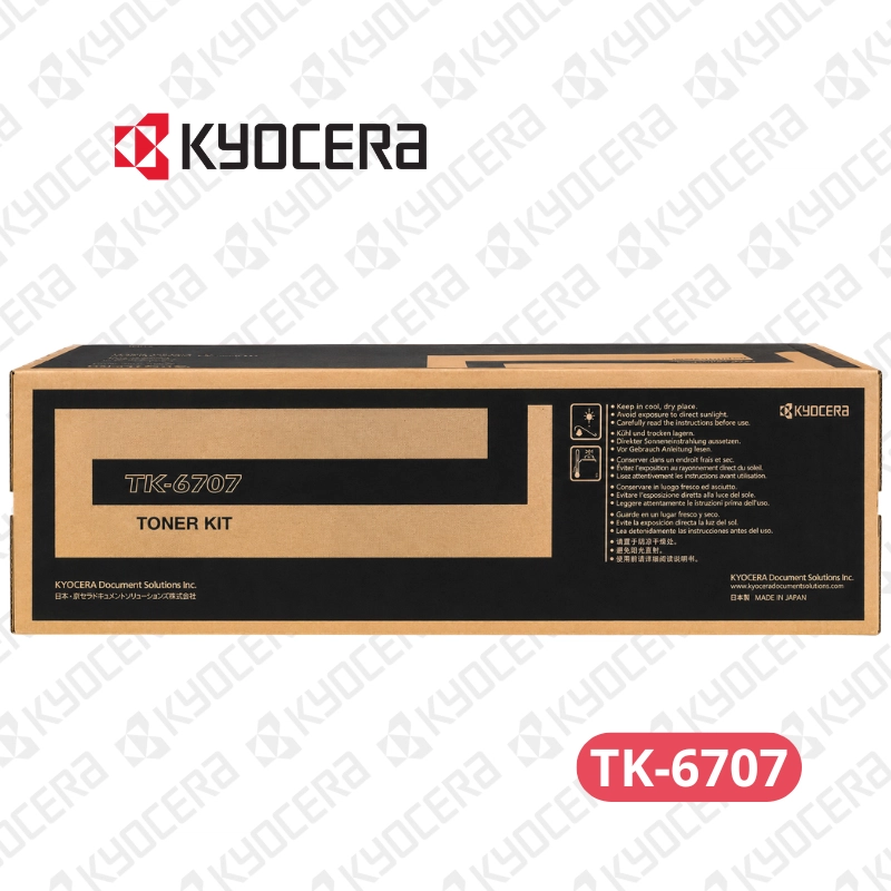 Toner Kyocera TK-6707 Kyocera TASKalfa 7002i / TASKalfa 8002i / Copystar CS7002i / CS7003i - Rendimiento 70,000 páginas.