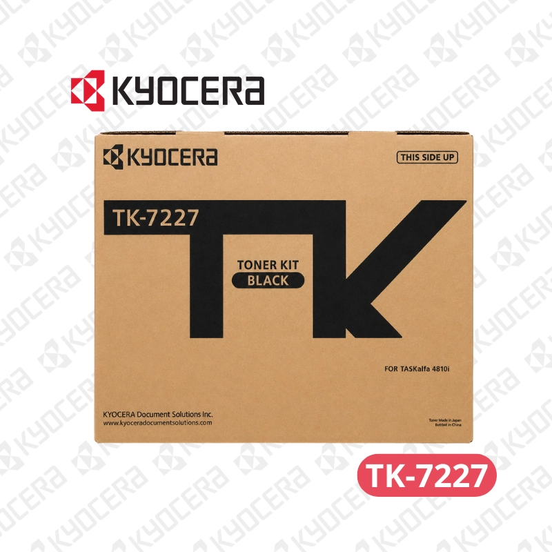 Toner Kyocera TK-7227 Kyocera TASKalfa 3212i / TASKalfa 4012i / Copystar CS 3212i / Copystar CS 4012i - Rendimiento 35,000 páginas.