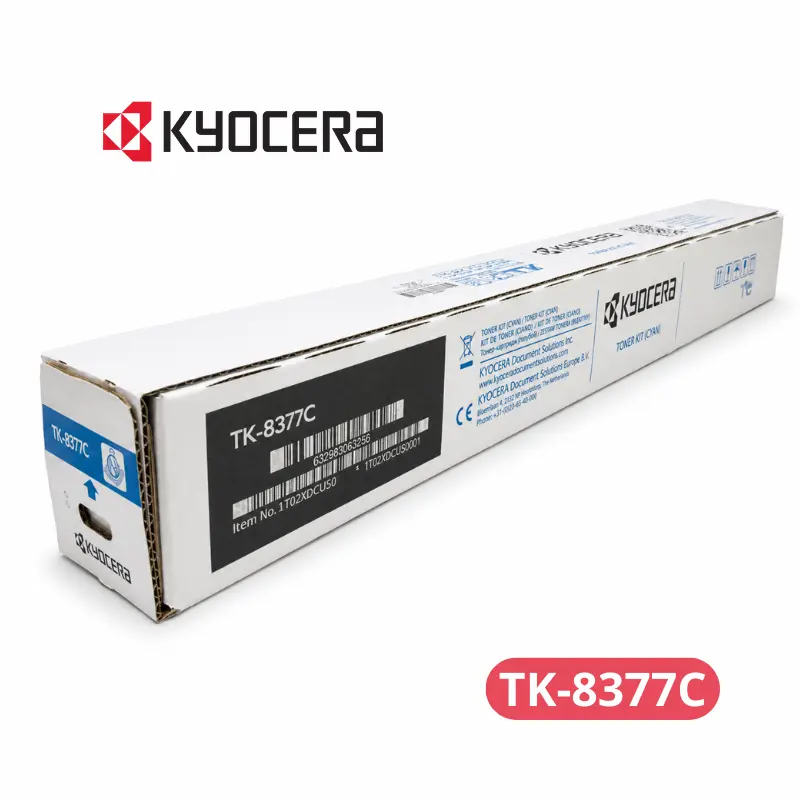 Toner Kyocera TK-8377C Kyocera TASKalfa 3554ci / Copystar CS 3554ci - Rendimiento 20,000 páginas.