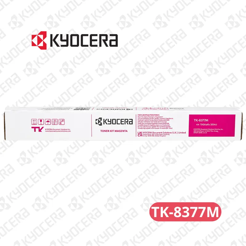 Toner Kyocera TK-8377M Kyocera TASKalfa 3554ci / Copystar CS 3554ci - Rendimiento 20,000 páginas.