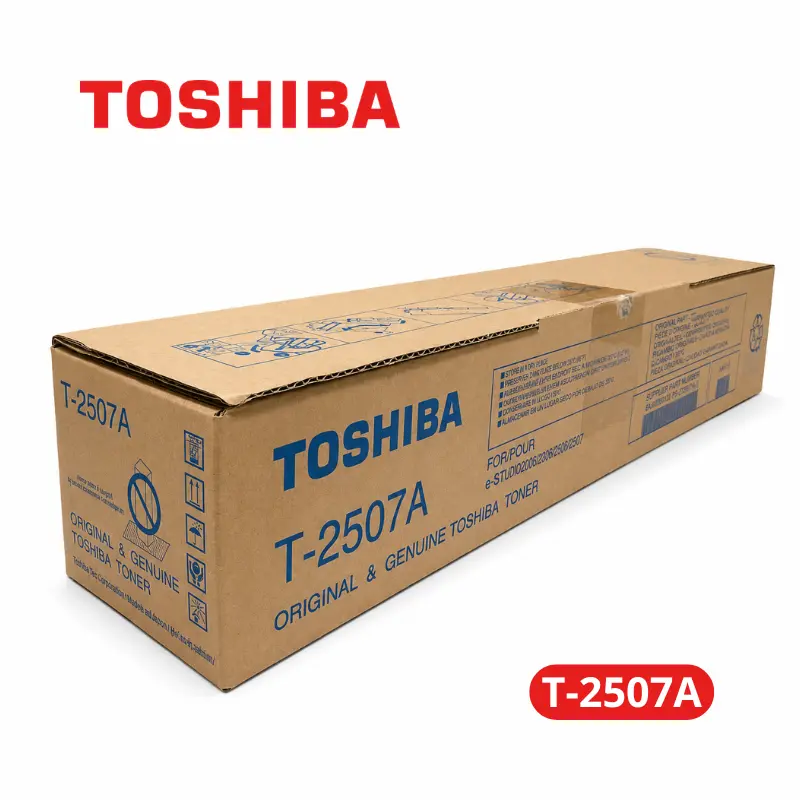 Cartucho de Tóner Toshiba T-2507A Negro Toshiba e-STUDIO 2006 / 2507 / 2506 Original 12,000 Páginas.