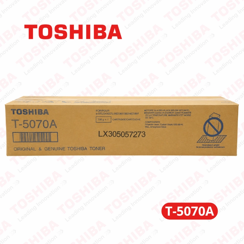 Cartucho de Tóner Toshiba T-5070A Negro Toshiba e-STUDIO 207L / 257/ 307 / 507 - Original 36,600 Páginas.