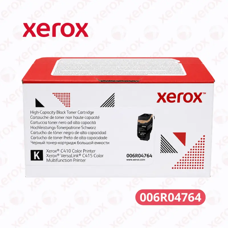 Cartucho de Toner Xerox 006R04764 - Para Impresoras C410, VersaLink® C415 Rendimiento 10,500 páginas.