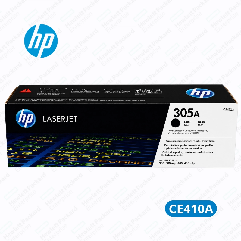 Cartucho de Tóner HP 305A Black (CE410A) HP Color LaserJet Pro M351a / MFP M475dn / M475dw - Original 2,200 Paginas.