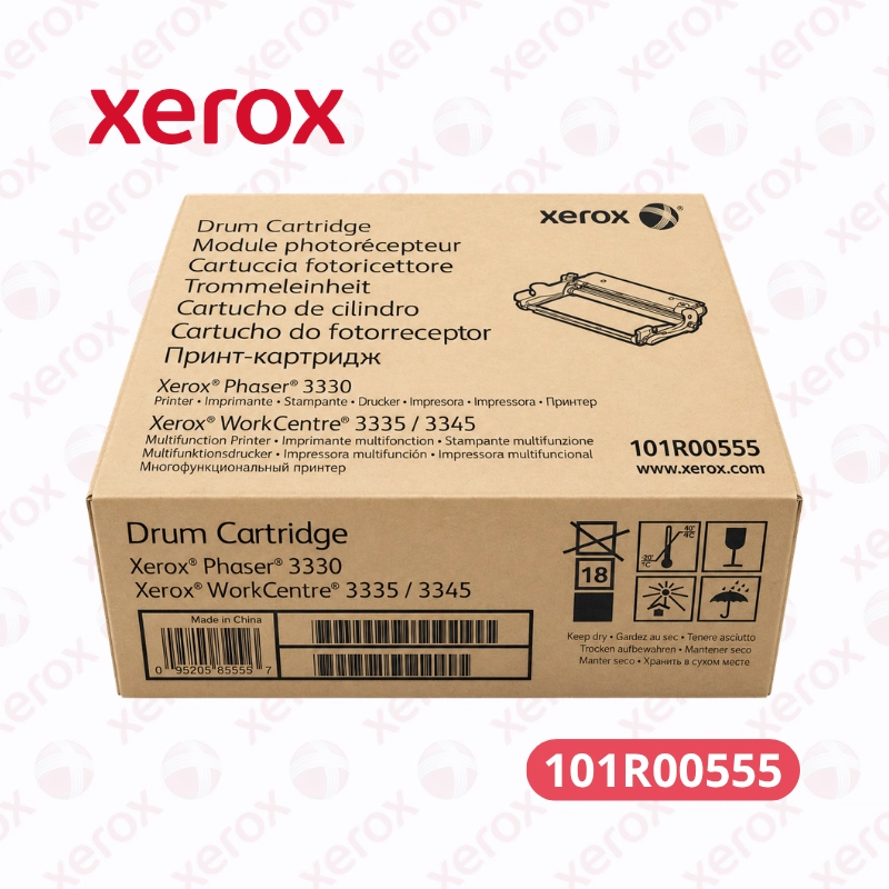 Tambor (Drum) Xerox 101R00555 - Para Impresoras Xerox Phaser 3330 / WorkCentre 3335/3345 - Rendimiento 30,000 páginas.