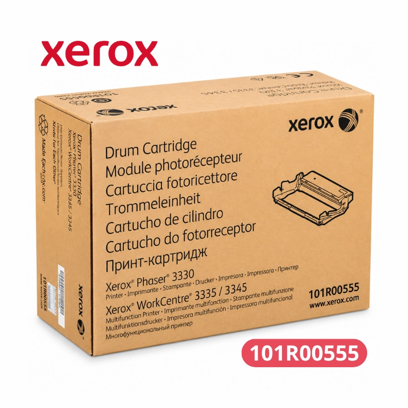Tambor (Drum) Xerox 101R00555 - Para Impresoras Xerox Phaser 3330 / WorkCentre 3335/3345 - Rendimiento 30,000 páginas.