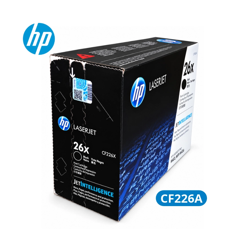 Toner HP 26X CF226X Negro alto rendimiento para impresora HP LaserJet Pro M402 y M426